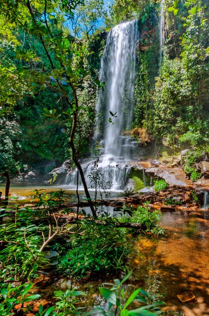 Cachoeira nas redondezas de Pirenópolis